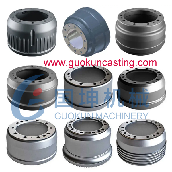 Semi trailer brake drum